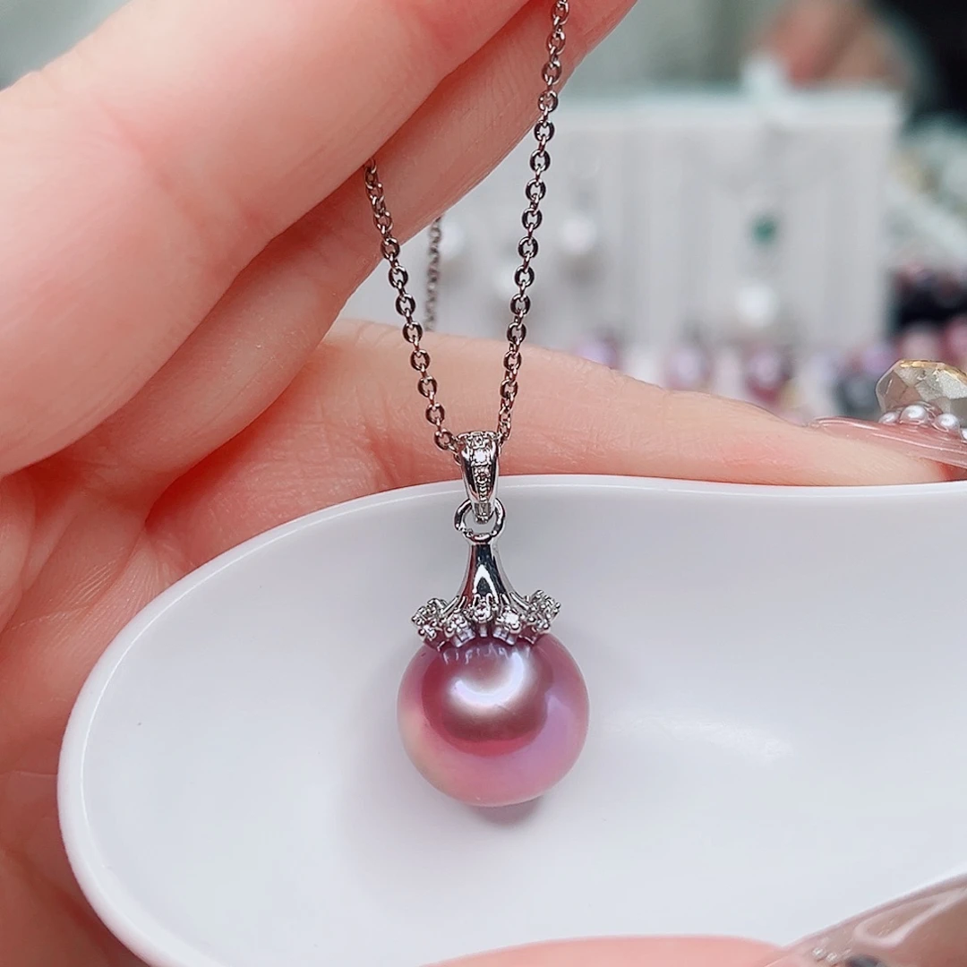 淡水珍珠吊坠(赠链)合金