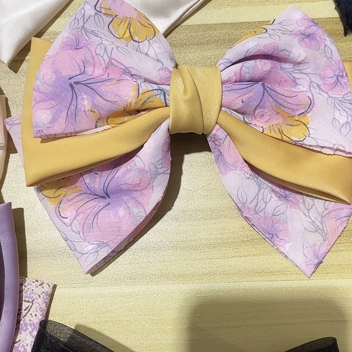 布艺铁合金蝴蝶结发夹