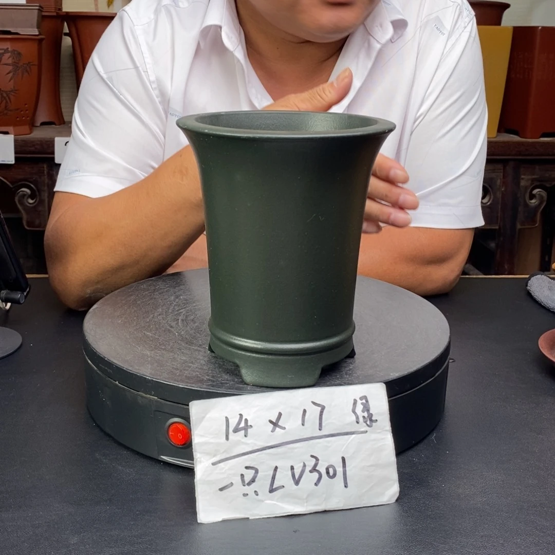 紫砂花盆货号一只LV301