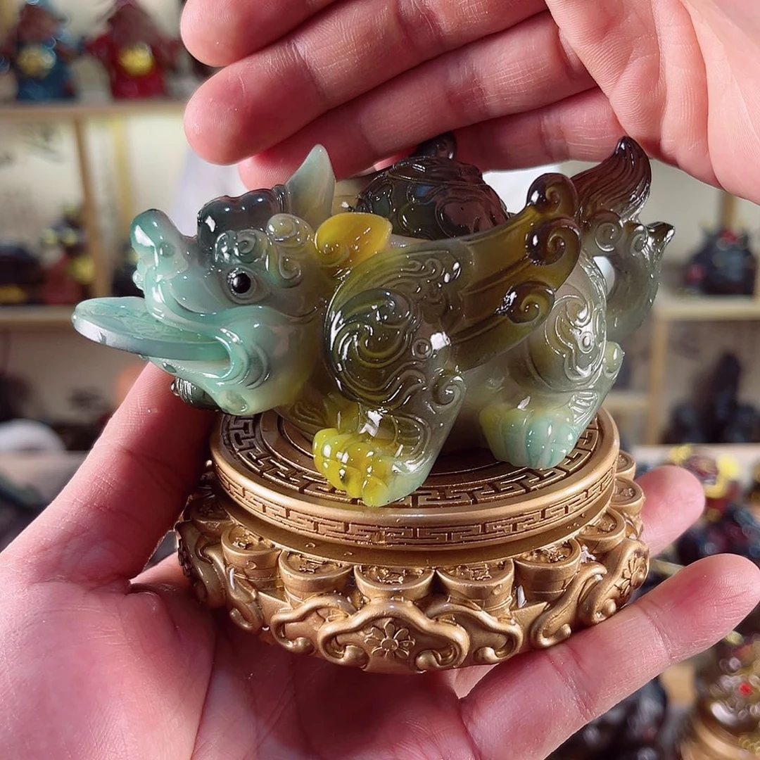 紫砂茶宠紫陶树脂茶宠摆件