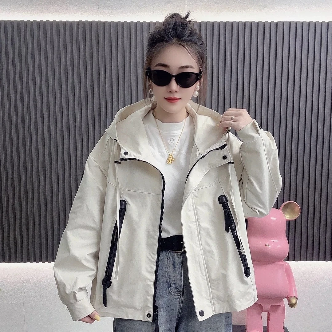 《亦朵短款风衣》2025'秘境‘短款3017#时尚风衣外套宽松百搭韩版
