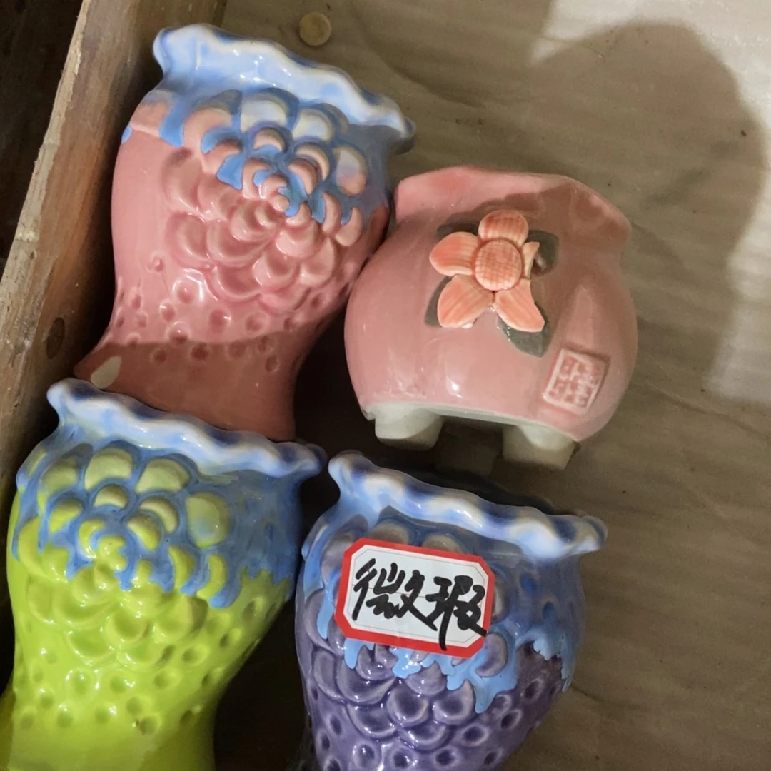 红陶高温陶瓷花盆