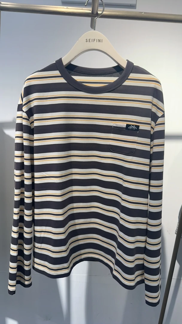 新款25年春款条纹衫