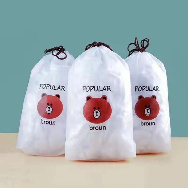 一次性保鲜膜小熊冰箱食物防尘 家用饭菜罩封口保鲜罩