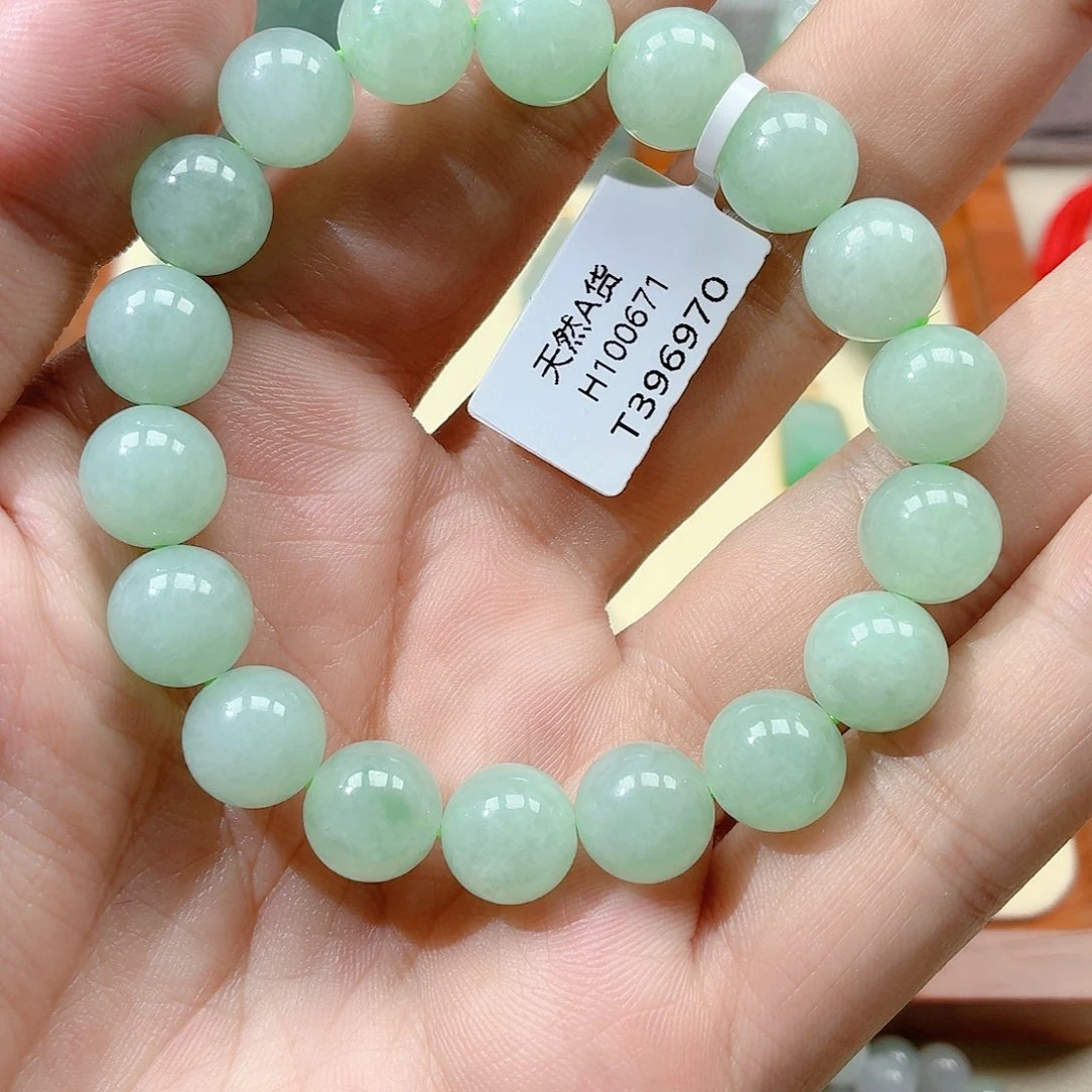 翡翠未镶嵌颈饰福*乐珠串