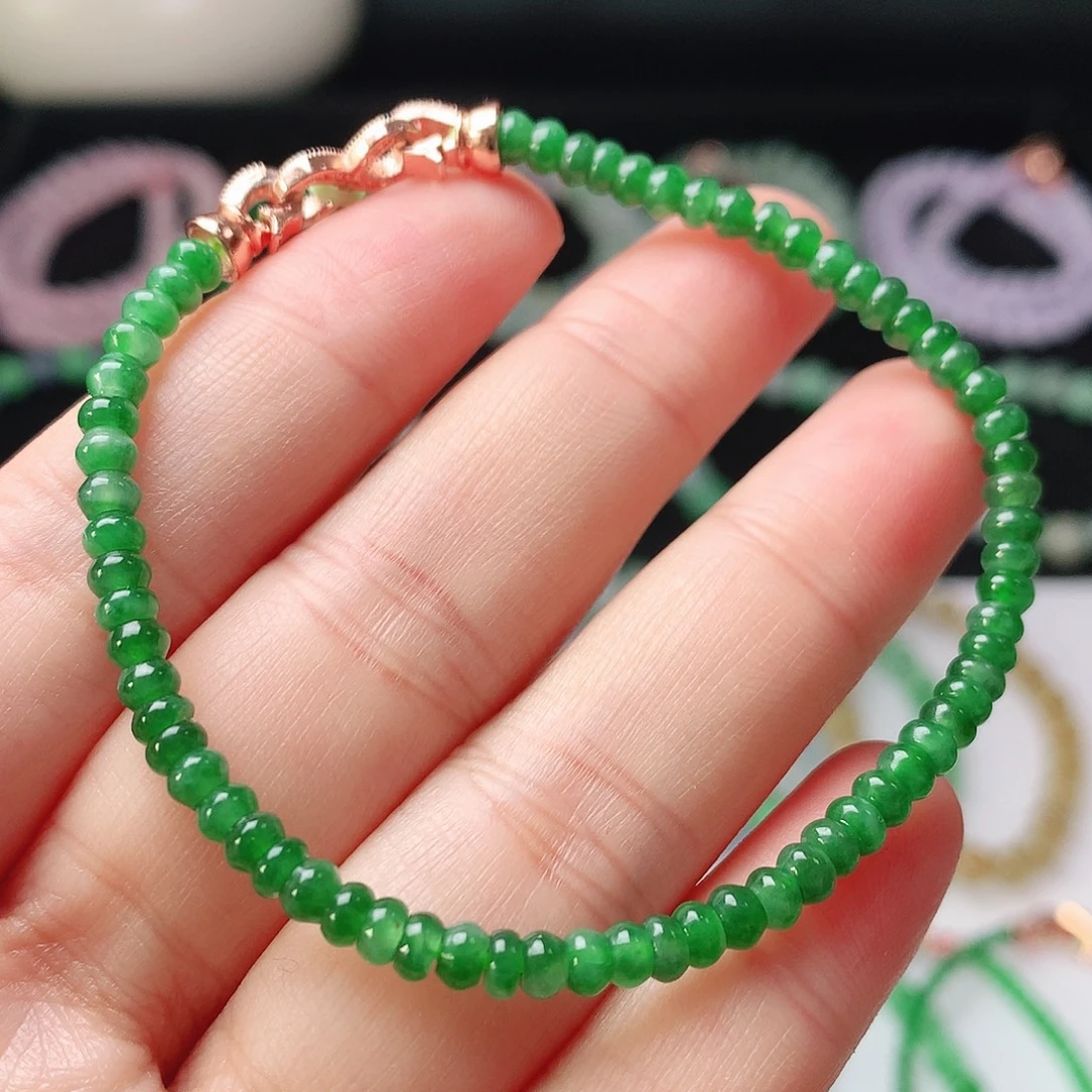 翡翠未镶嵌手链翡翠