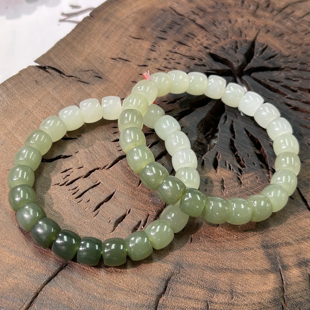 和田玉渐变手串多样性发其一拍一发一1300012