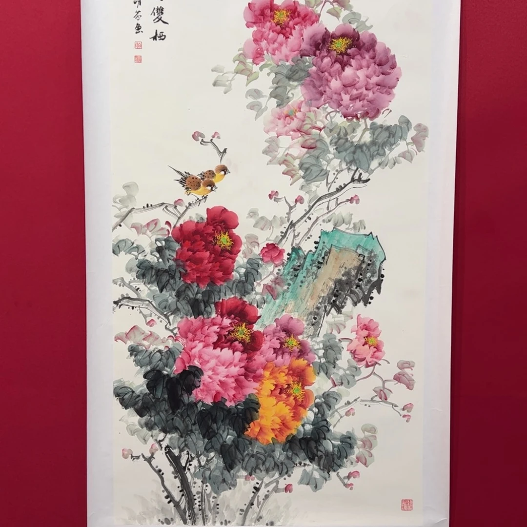 国画向明芬精品纯纯手绘8平尺