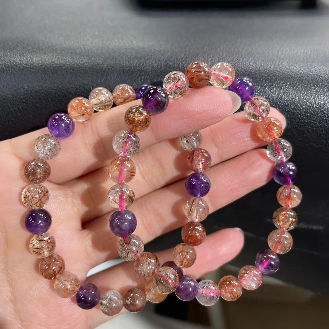 【玉经纶】-30020/HQ6-水晶手串-多样性发其一