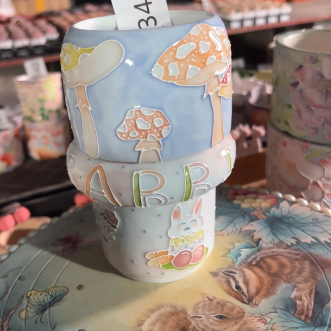 红陶?****344花盆2个