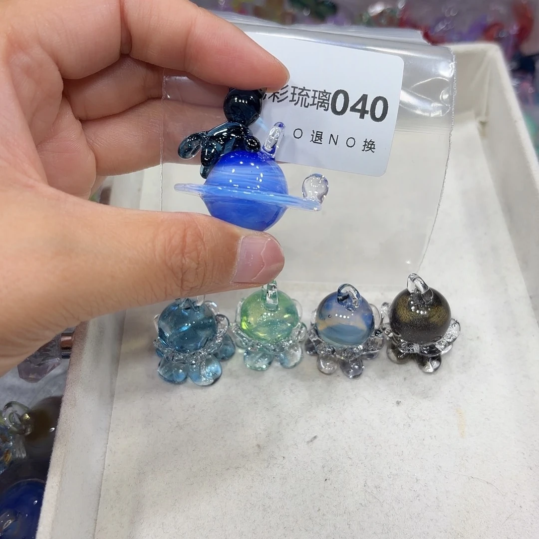 遂***纭琉璃40星球猫水母五个