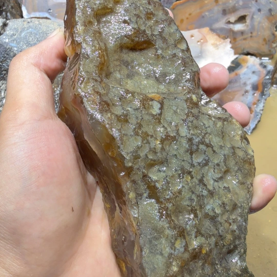 未镶嵌玛瑙/玉髓珠宝半成品