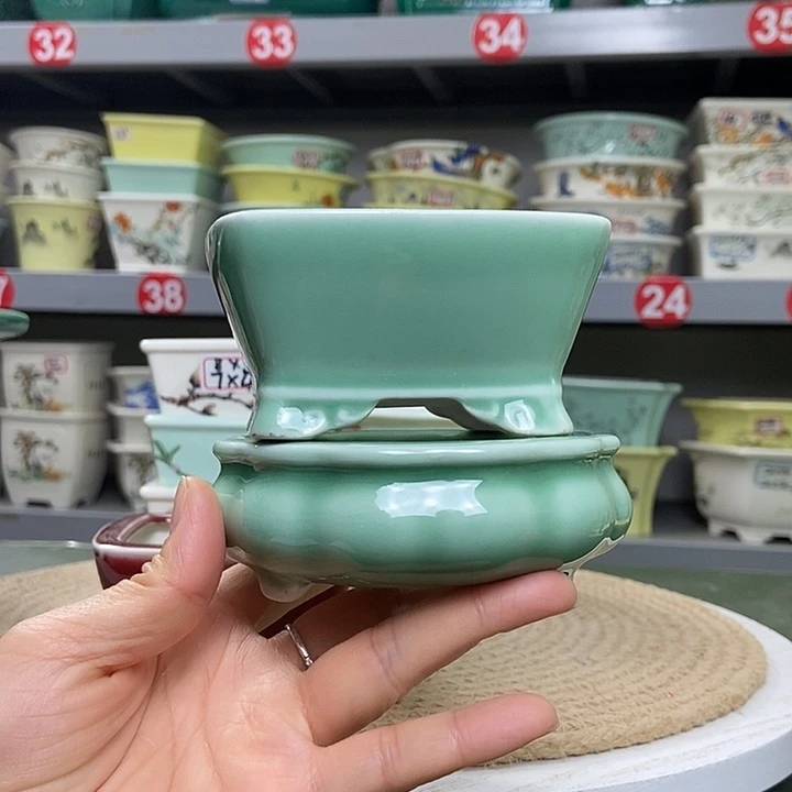 宜兴紫砂花盆艺术盆景