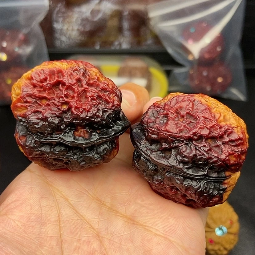 【闪购商品】把件文玩核桃43尺龙脊妖蟾