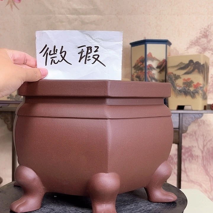 永***锅紫砂花盆宜兴紫砂