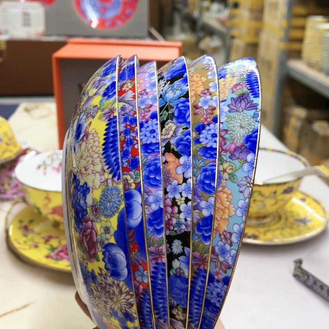 【闪购商品】骨瓷8英寸6深混。。。。。。