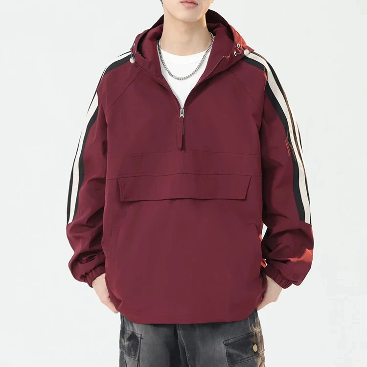 1566秋冬连帽宽松休闲工装潮流百搭冲锋衣