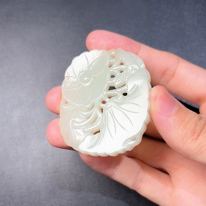 和田玉挂件未镶嵌猪