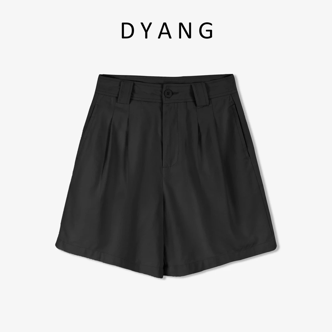 LULU~裤子短裤休闲裤白色百搭夏季简约纯色YK008