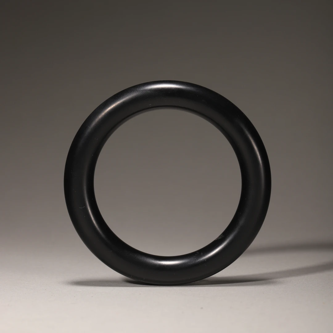 Lot07 清代 和田墨玉手镯