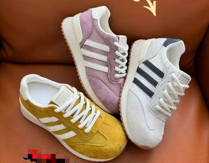 透气条纹薄款德训鞋时尚休闲鞋百搭1535