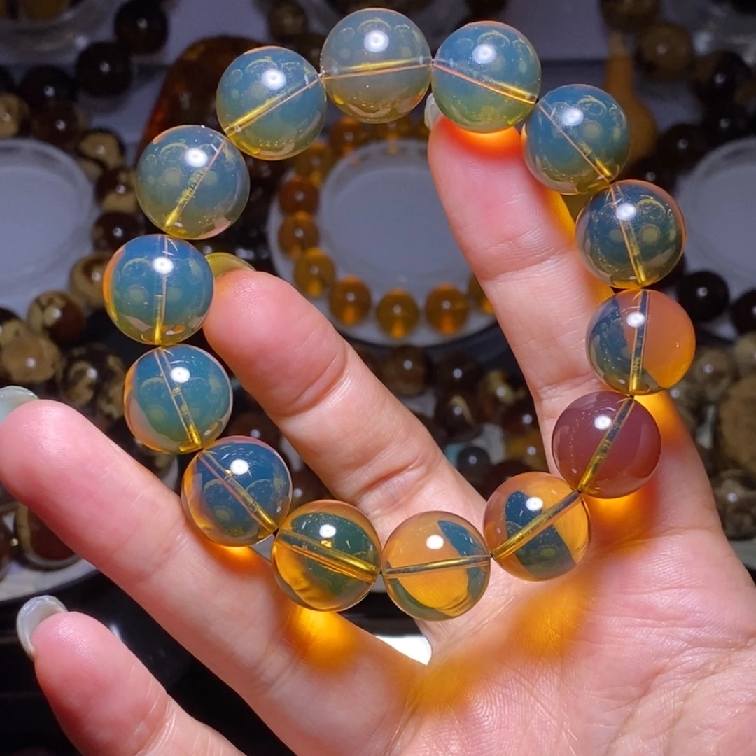 琥珀未镶嵌珠宝奇石