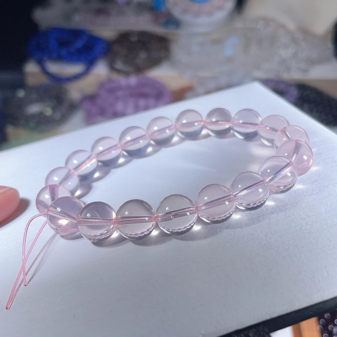 【闪购商品】水晶手链未镶嵌y****y粉水晶