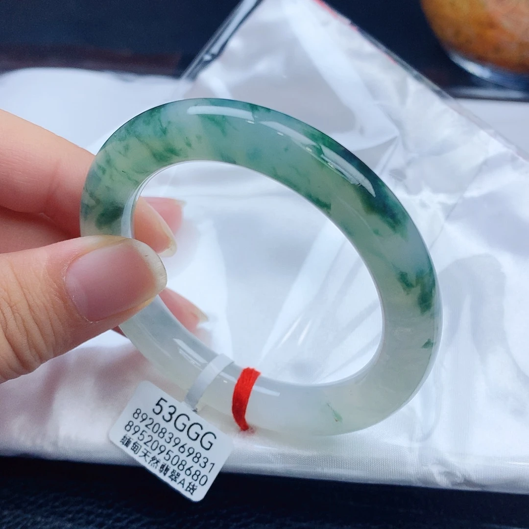 翡翠未镶嵌手镯天然缅甸翡翠A货手镯