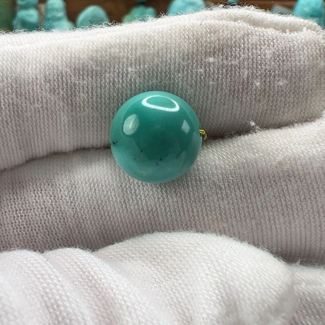 绿松石未镶嵌圆珠11mm