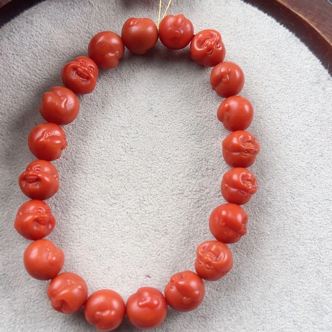 南红玛瑙未镶嵌手串