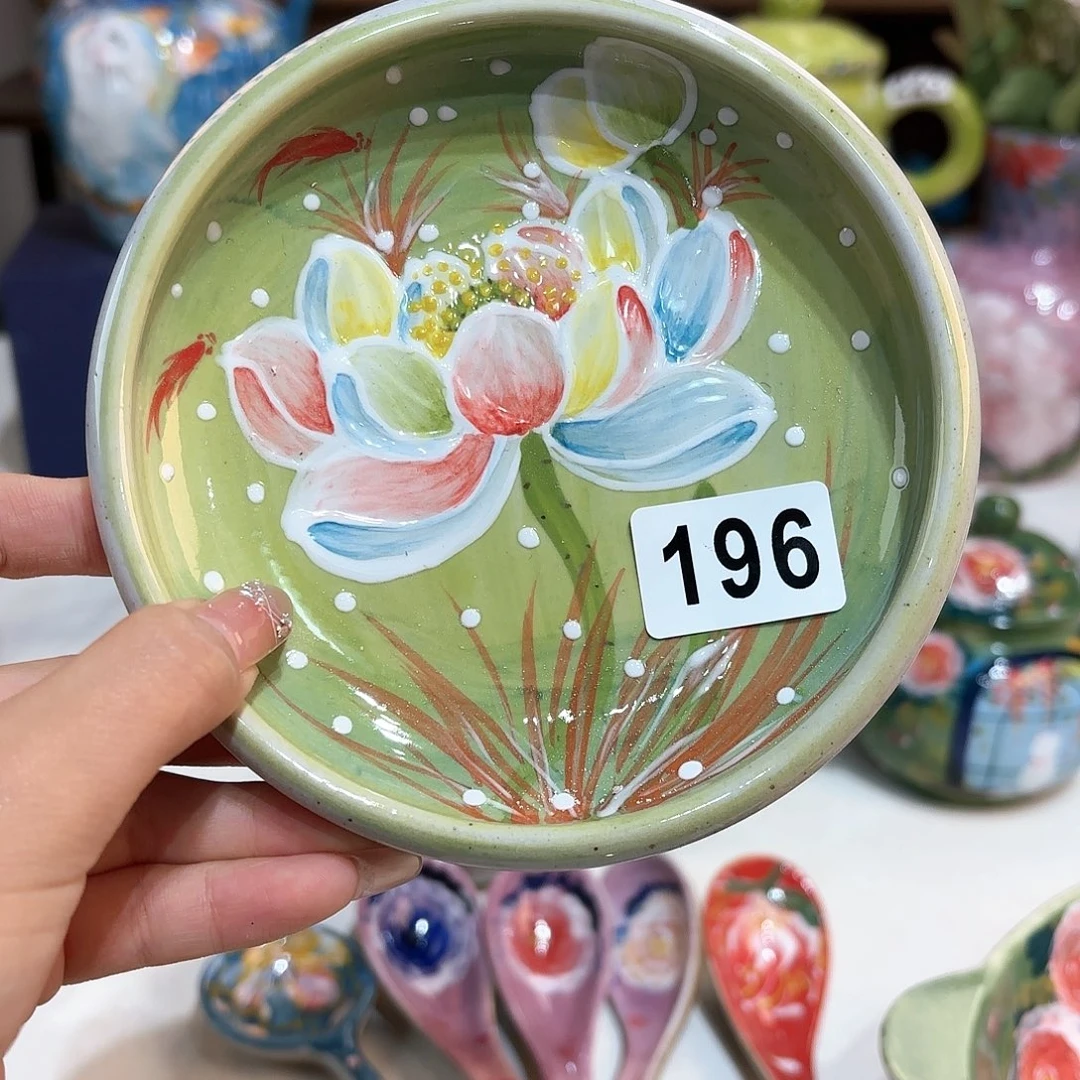 景德镇手绘高温釉下彩陶瓷茶具