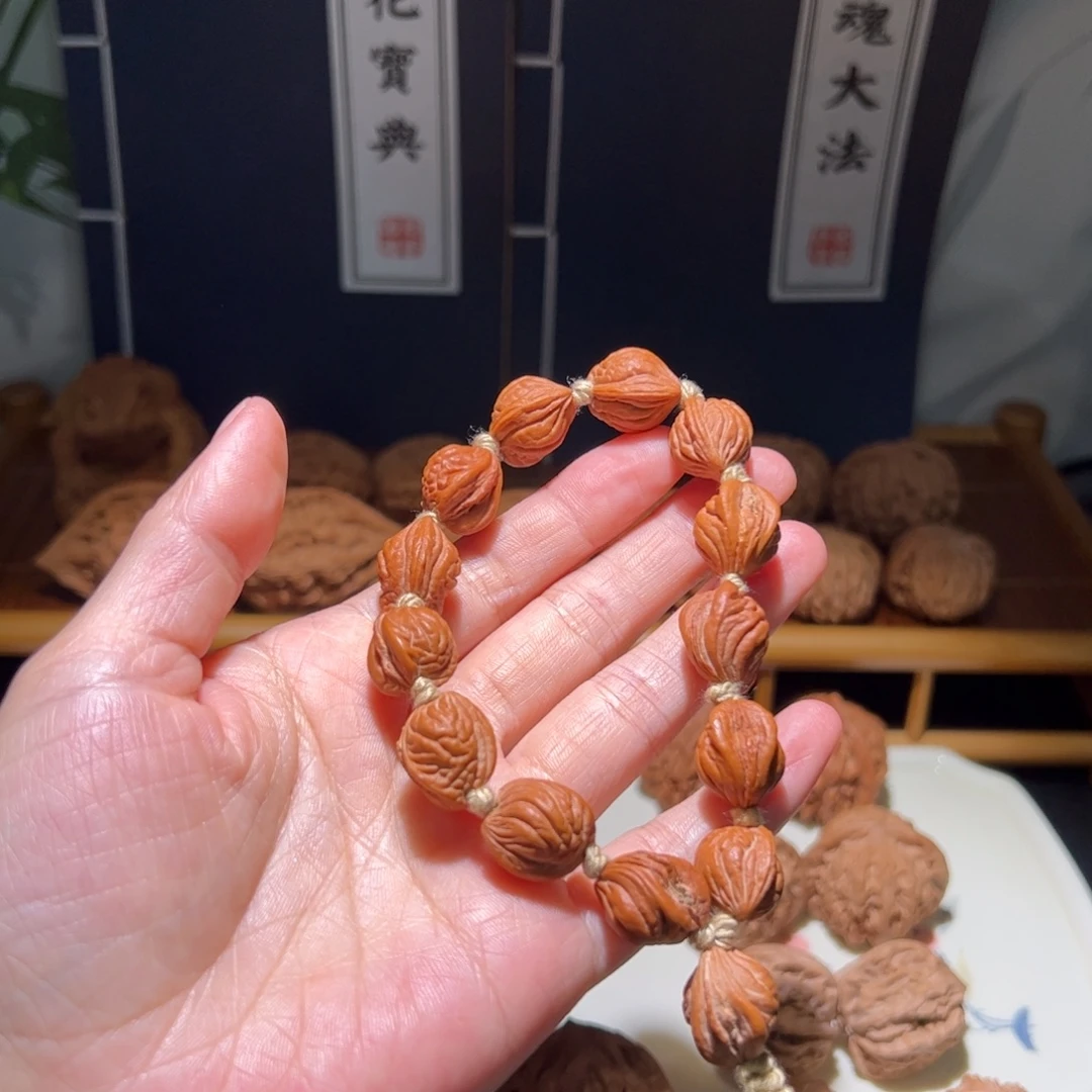 皮***喵把件文玩核桃笑口常开