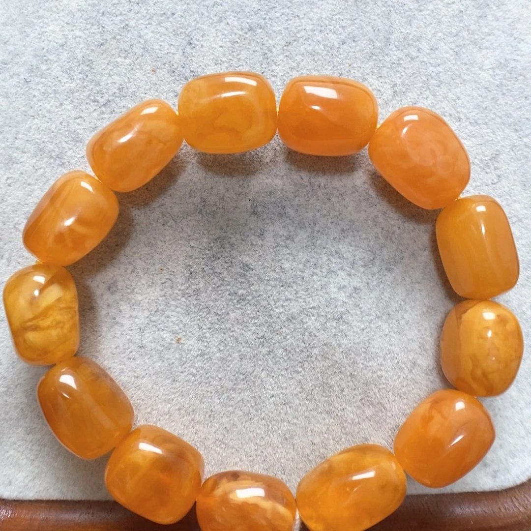 蜜蜡未镶嵌手串蜜蜡