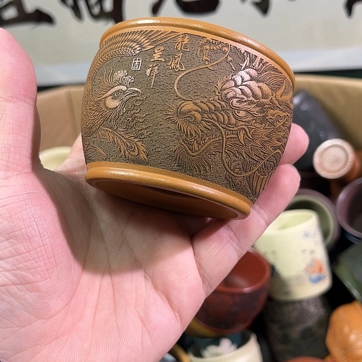 茶杯紫砂全手工紫砂主人杯