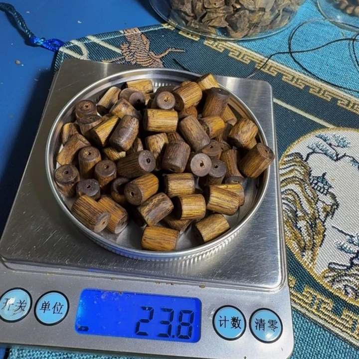 咋***呼木木手工艺品绿棋金沙叶随行散串23.8克