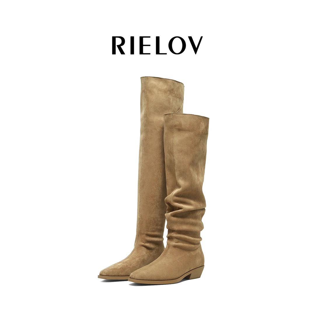RIELOV●清清增高3.5cm时尚潮流百搭女士时装靴2086-8
