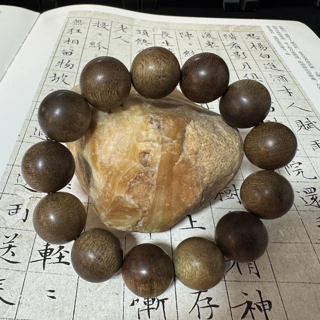 Z-468【越南富森红土玉化老料沉水】单圈卡18mm，50.07g