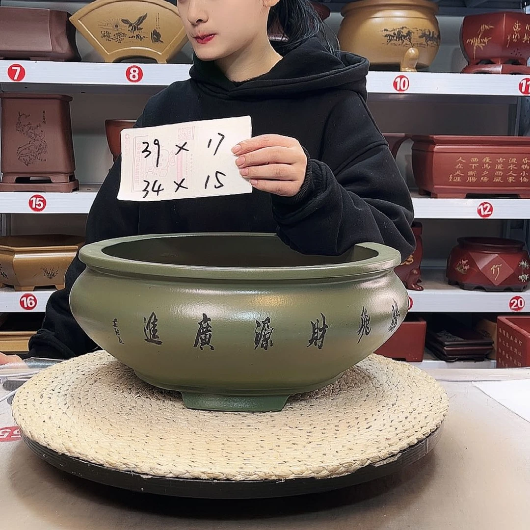 紫砂花盆紫砂花盆