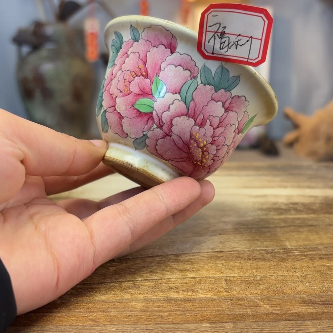 景德镇纯手工柴烧手绘陶瓷