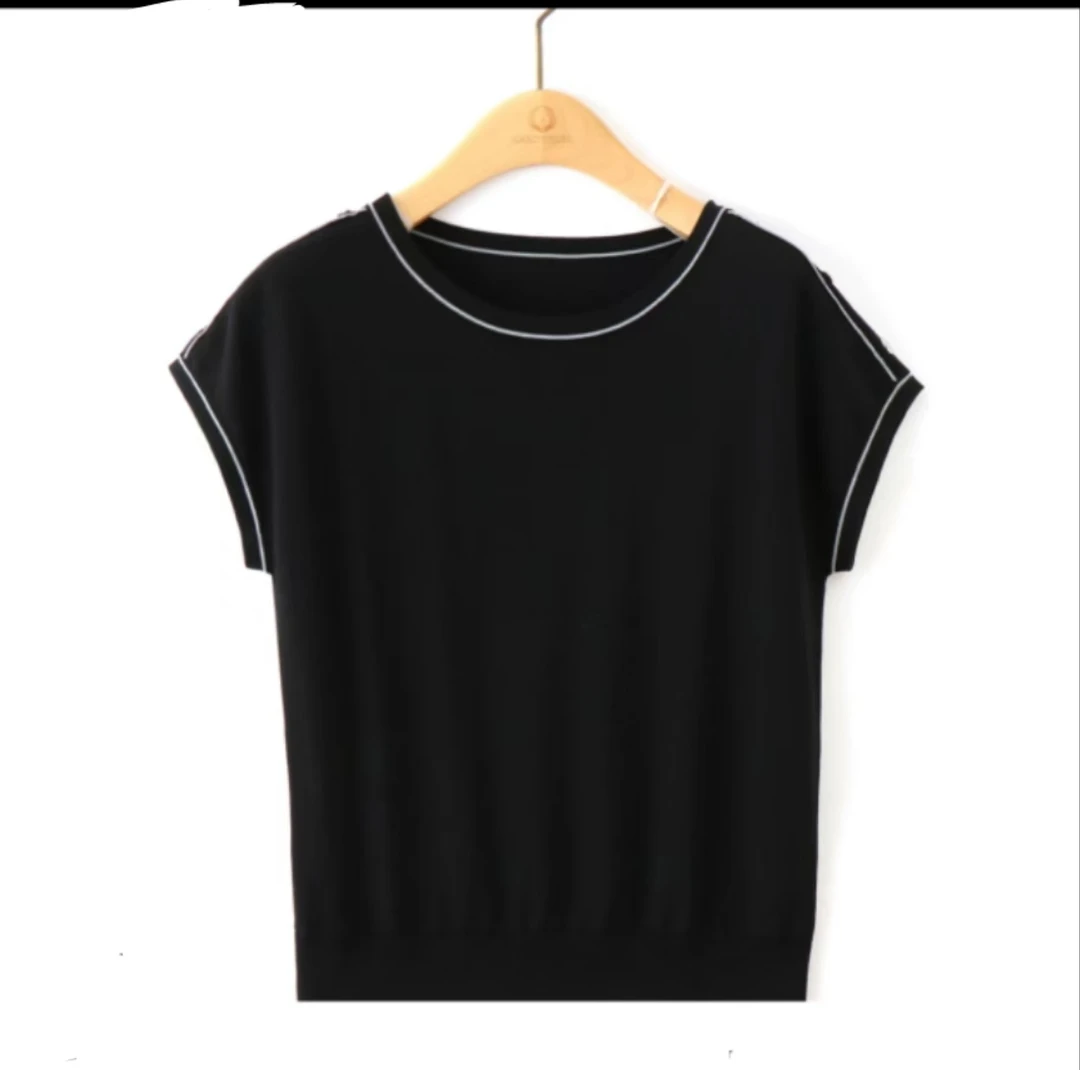 2025夏日经典款针织衫气质休闲时尚百搭女士