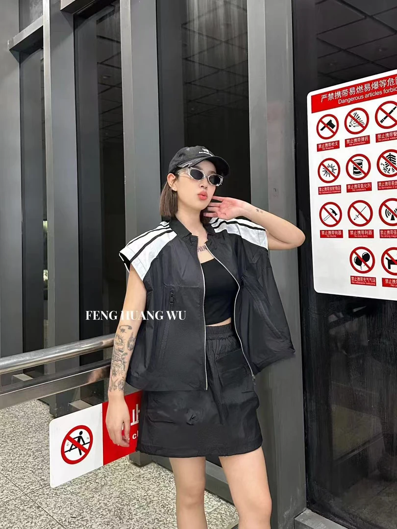 2025夏季新款加肥大码女装胖M200斤韩版洋气短袖上衣裙子两件套潮