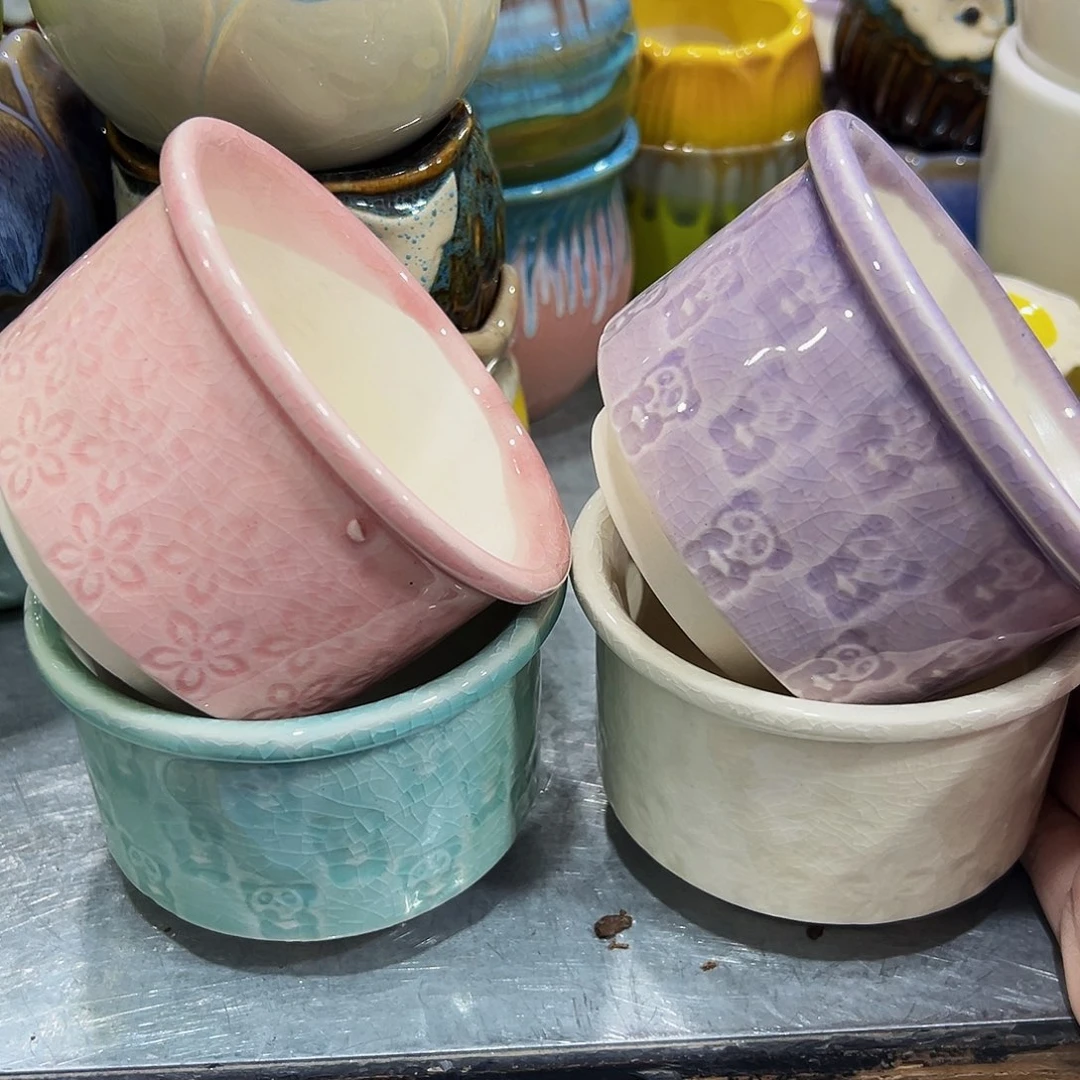 外贸尾单陶瓷花盆凑单10米包邮