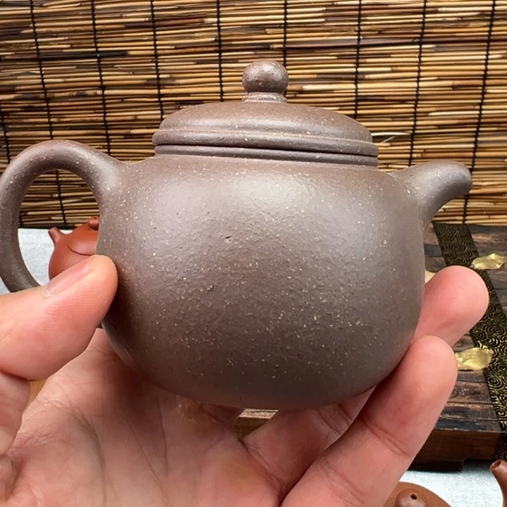紫砂茶壶微瑕青段匏尊200cc