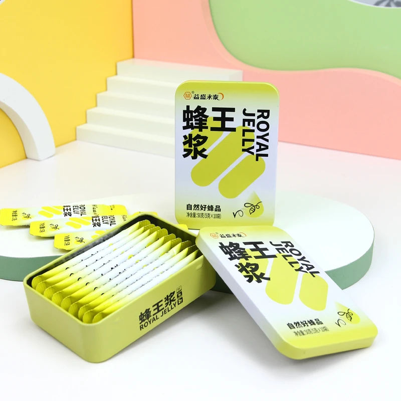益盛永泰蜂蜜益盛永泰蜂王浆5g*10袋/盒 天然