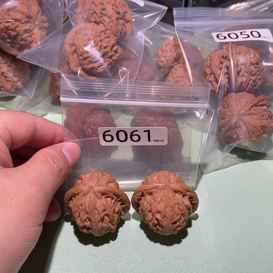 文玩核桃把件全品39原装磨盘 6061