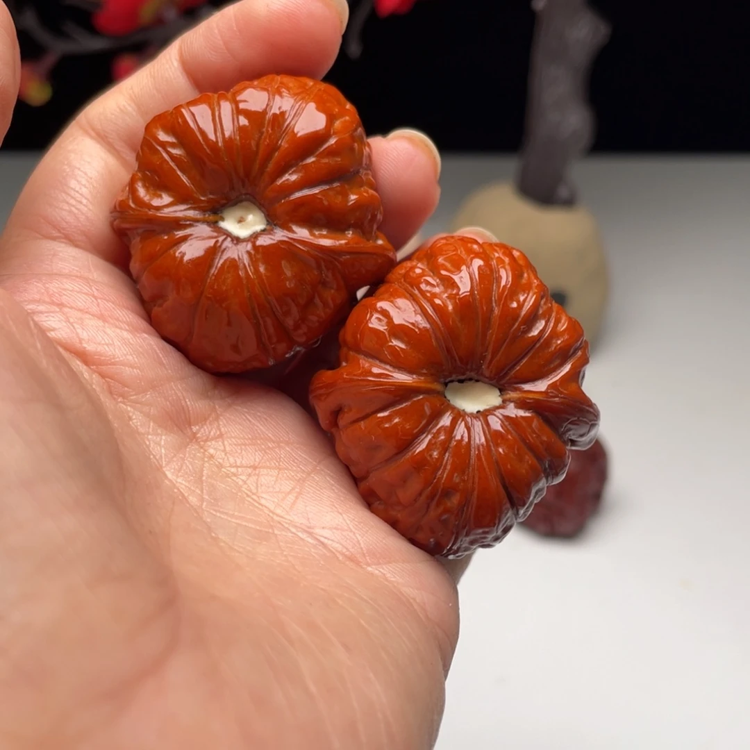 文玩核桃把件39南瓜墩编号3903