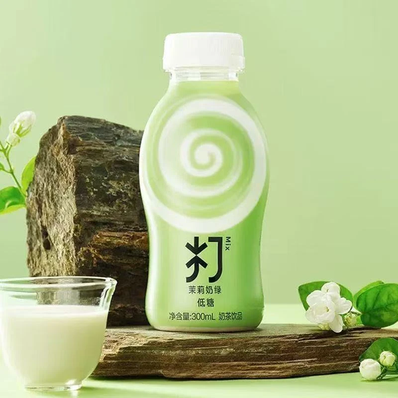 300ml*6瓶打奶茶多种口味茉莉奶绿乌龙茶