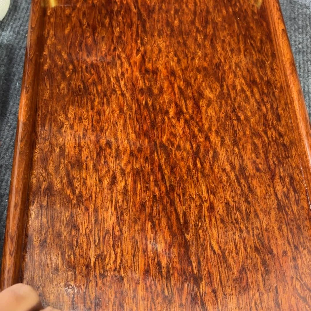 说***！木缅甸花梨超大托盘