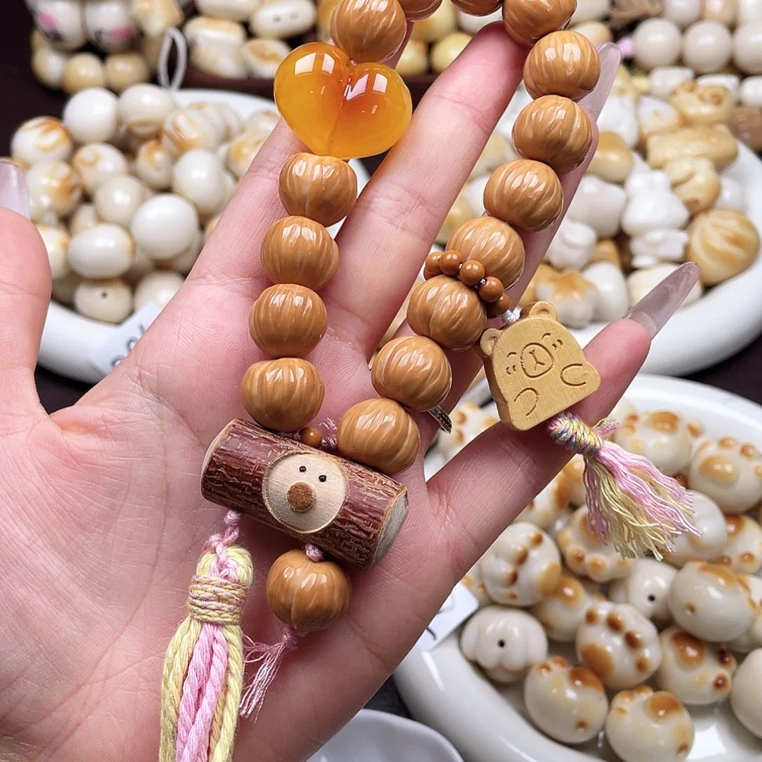 吊坠白玉菩提一串成品c