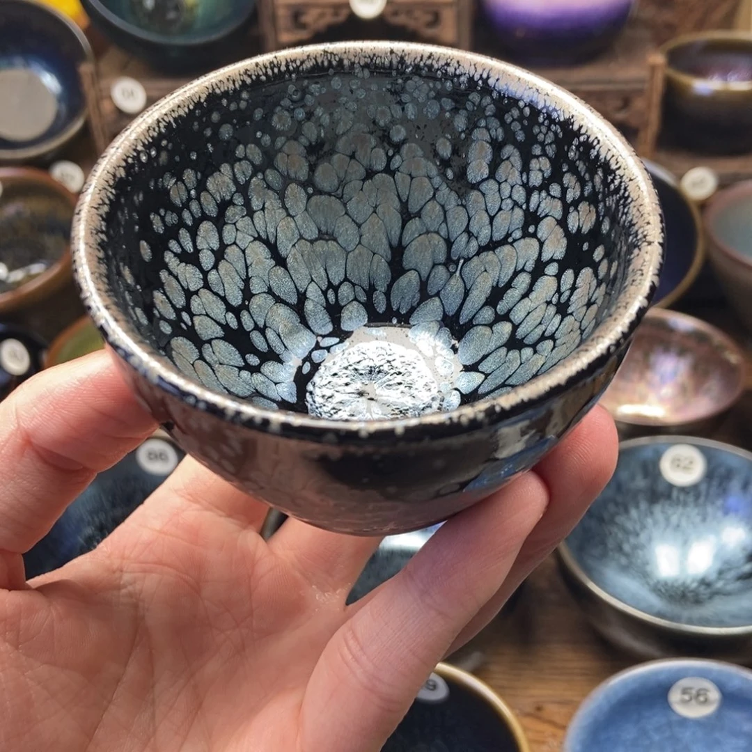 茶盏百**瑞雪莲杯主人杯